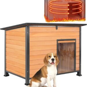 Large Insulated All-Season Wooden Dog House